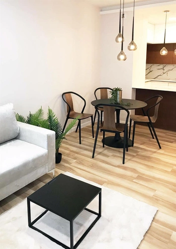 Černý kulatý jídelní stůl Ibiza 80 cm moderní do jídelny a restaurace Actona