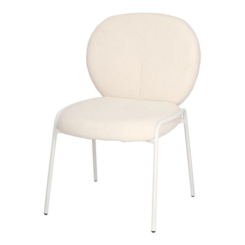 Bílé židle Bianco Outlet v béžové barvě