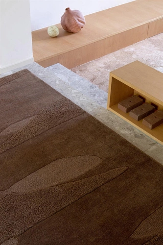 Moderní vlněný koberec Decor Red Pale Green 160x230 do obýváku a ložnice Carpets&More