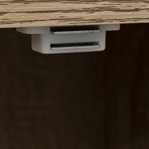 Komoda Kali úzká moderní dřevěná do předsíně 100 cm přírodní 6 zásuvek