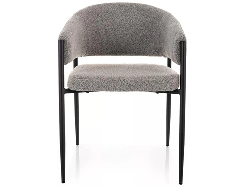 Židle Kapia šedá s podloketníky do jídelny a obývacího pokoje moderní