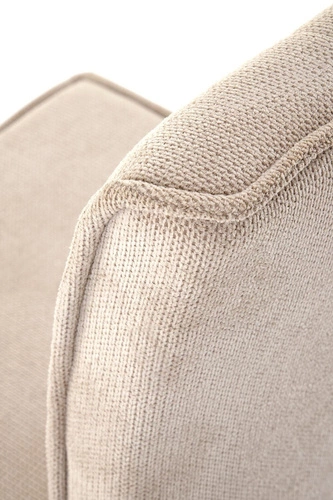 Čalouněná jídelní židle Omara béžová moderní loftová na lyžinách Intesi