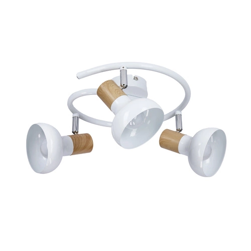 Stropní spirálová lampa Puerto 3x40W E14 bílá