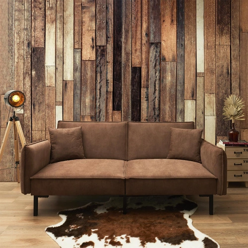 Rozkládací pohovka Canif hnědá