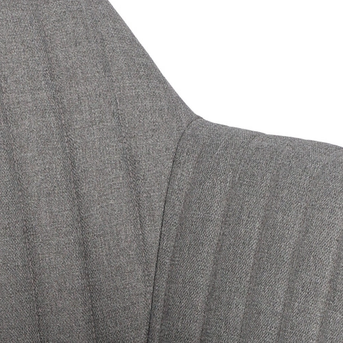 Čalouněná židle Emilia šedá s područkami do jídelny a obýváku skandinávský styl Actona