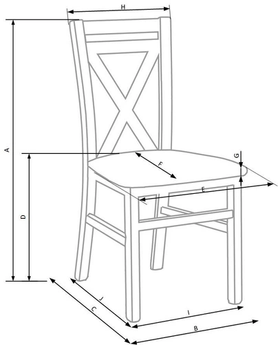 Dřevěná jídelní židle Alaska bílá s opěrkou, klasický styl do kuchyně