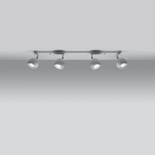 Stropní svítidlo bílé Oculare 4L Sollux moderní kovové do obýváku a kuchyně 80cm