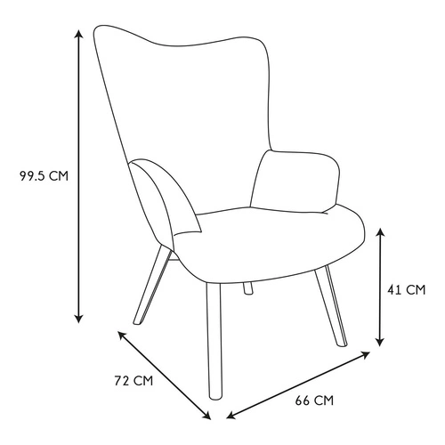 Křeslo ušák Helsinki patchwork multicolor do obýváku skandinávský s područkami Intesi