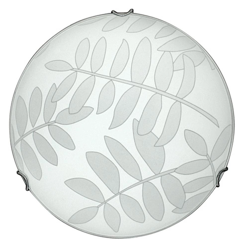 Stropní svítidlo Letycja 30 cm bílé skleněné kulaté do obýváku, kuchyně, ložnice