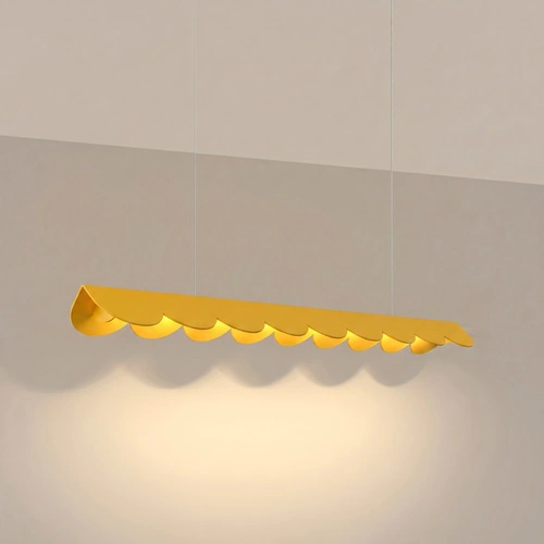 Závěsné svítidlo BISCUIT 100 LED žluté s nastavitelnou výškou nad ostrůvek