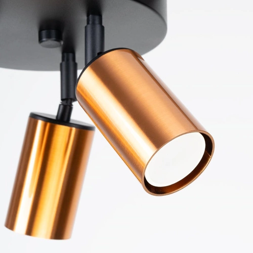 Stropní svítidlo WINX 3P černá měď moderní ocelové do obýváku a ložnice SOLLUX