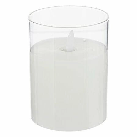 LED svíčka Sena 7,5 x 10 cm skleněný džbán