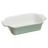 Keramická obdélníková zapékací mísa zelená 22x11 cm UNIQUE