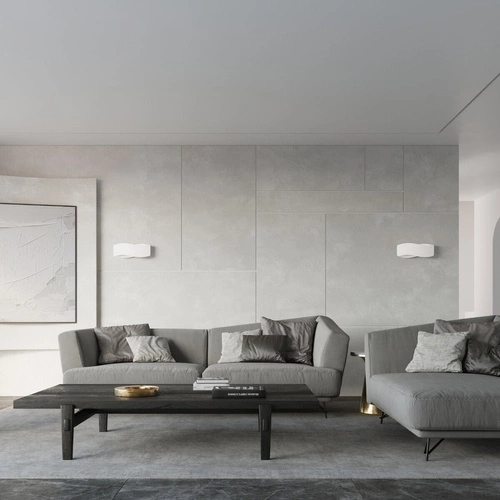 Nástěnné svítidlo Tila 30 moderní bílé kovové do obýváku a ložnice Sollux Lighting