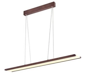 Coconut 91x8 28W LED závěsná lampa hnědá 4000K
