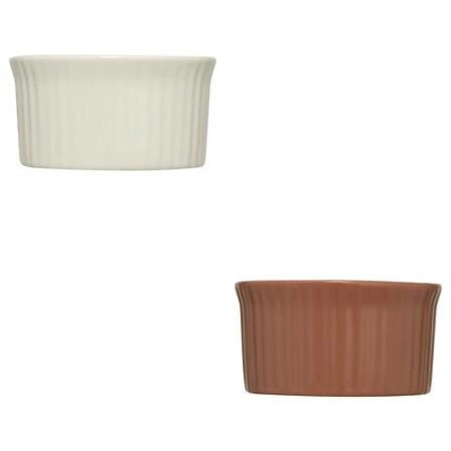 Keramický zapékací ramekin červený 9 cm kulatý na suflé 5five simply smart
