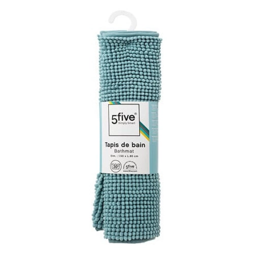 Modrá koupelnová předložka Chenille 80x50 cm polyester klasická pratelná 5five simply smart