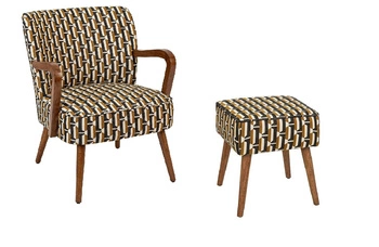 Křeslo Chiara hnědé