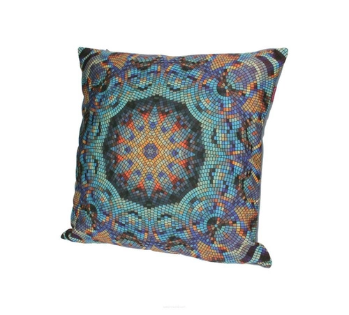 Dekorační sametový polštář Hypno antialergenní do obýváku a ložnice multicolor