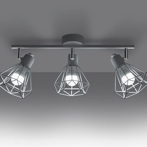 Moderní stropní svítidlo ARTEMIS 3 bílé kovové s nastavitelným stínidlem do obýváku SOLLUX