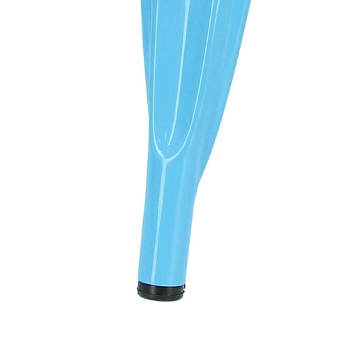 Kovová jídelní židle Paris modrá ve stylu Tolix do kuchyně a jídelny industriální D2.DESIGN