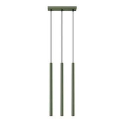 Visící lampa PASTELO 3P olivová zelená