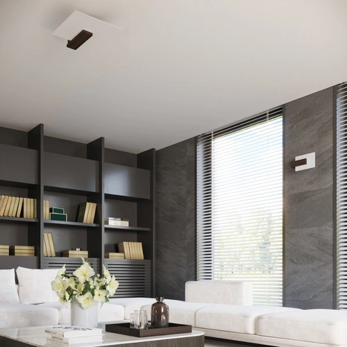 Dřevěné nástěnné svítidlo LAPPO wenge moderní skandinávský do obýváku a ložnice