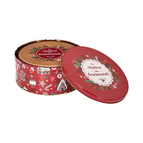 Kovové vánoční dekorační boxy Intesi do kuchyně a obýváku