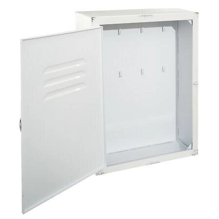 Kovový organizér/skříňka na klíče Stephane bílá