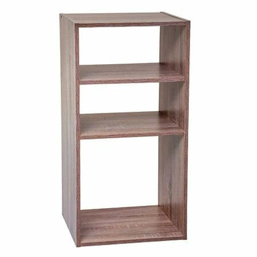 Dřevěná knihovna Mix 'n Modul 3 police moderní do obýváku 5five simply smart