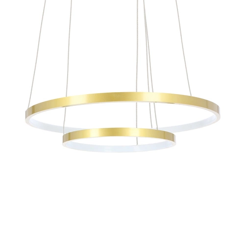 Stropní LED svítidlo Lune zlaté moderní 40W do obýváku, jídelny, kuchyně 50 cm