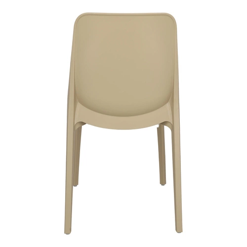 Zahradní židle Ginevra SCAB Design šedá moderní plastová stohovatelná na zahradu