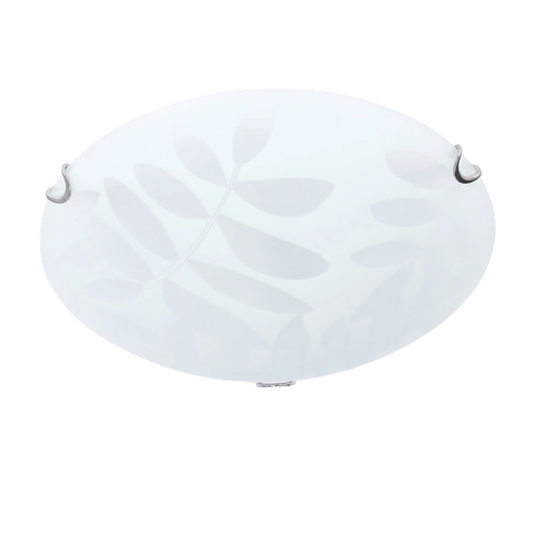 Stropní svítidlo Letycja 30 cm bílé skleněné kulaté do obýváku, kuchyně, ložnice