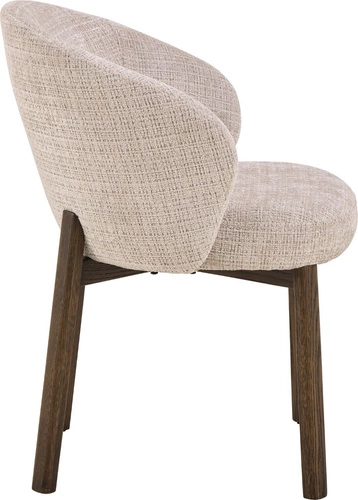 Čalouněná jídelní židle s područkami Darlene béžová skandinávský styl Actona