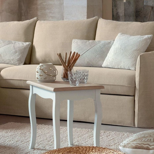 Sada 2 konferenčních stolků Chrysa bílý obdélníkový skandinávský do obýváku Atmosphera