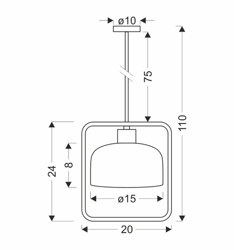 Závěsné svítidlo Zodiac černé se skleněným bílým stínidlem do obýváku a jídelny 110 cm
