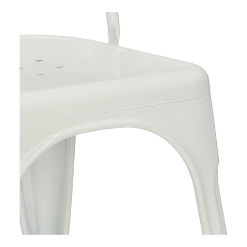 Kovová židle Paris bílá D2.DESIGN do jídelny a kuchyně moderní