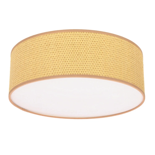 Stropní svítidlo SFONDO 2 kulaté 38 cm boho látka do obýváku a ložnice CANDELLUX