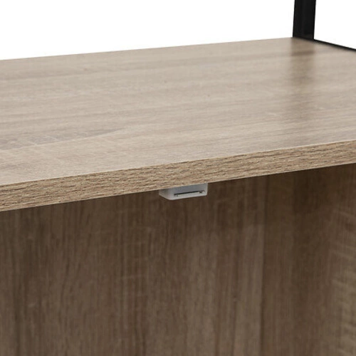 Loftová knihovna Aliaj 5five simply smart dub přírodní se skříňkou a policemi 68x176 cm