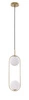 Závěsná lampa Cordel 2x28W G9 mosazná