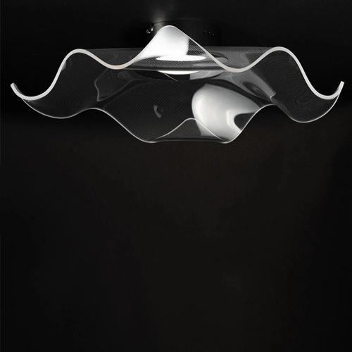 LED stropní svítidlo Velo no.2 chrom 50 cm glamour moderní do obýváku a ložnice ALTAVOLA DESIGN