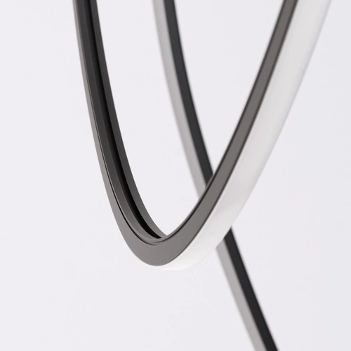 Moderní černý LED lustr ALVAR 3 do obýváku a jídelny 150 cm Thoro