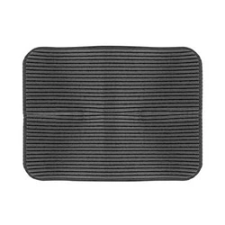 Intesi mikrovláknová odkapávací podložka na nádobí šedá na kuchyňskou linku kompaktní 45,5x35,5 cm