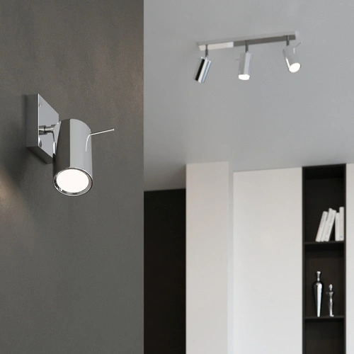 Stropní svítidlo RING 3 chrom moderní kovové do obýváku kuchyně nebo ložnice 45 cm