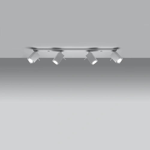 Stropní svítidlo MERIDA bílá moderní kovová 4xGU10 do obýváku kuchyně a jídelny