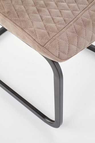 Čalouněná židle Dallas béžová do jídelny a obýváku moderní glamour Intesi