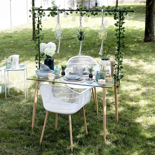 Věšák na dekorace ke stolu BRO černý