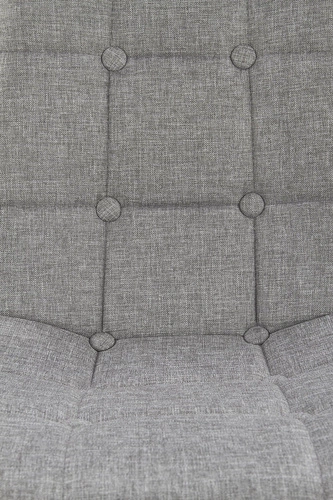 Jídelní čalouněná židle Hampshire šedá, moderní skandinávský styl, medový dub Intesi