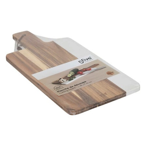 Krájecí prkénko Harmony z mramoru a akácie moderní na servírování a do kuchyně 42 cm