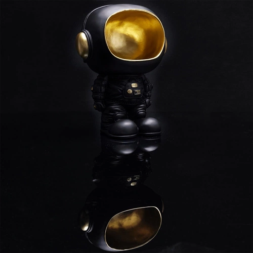 Figurka Astronauta s funkcí ukládání černá/zlatá